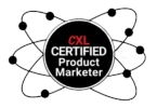 Badge: Certified in Product Marketing by CXL